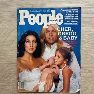 People Magazine Cher Gregg Sept 27 1967 Fair Condition frayed small tears